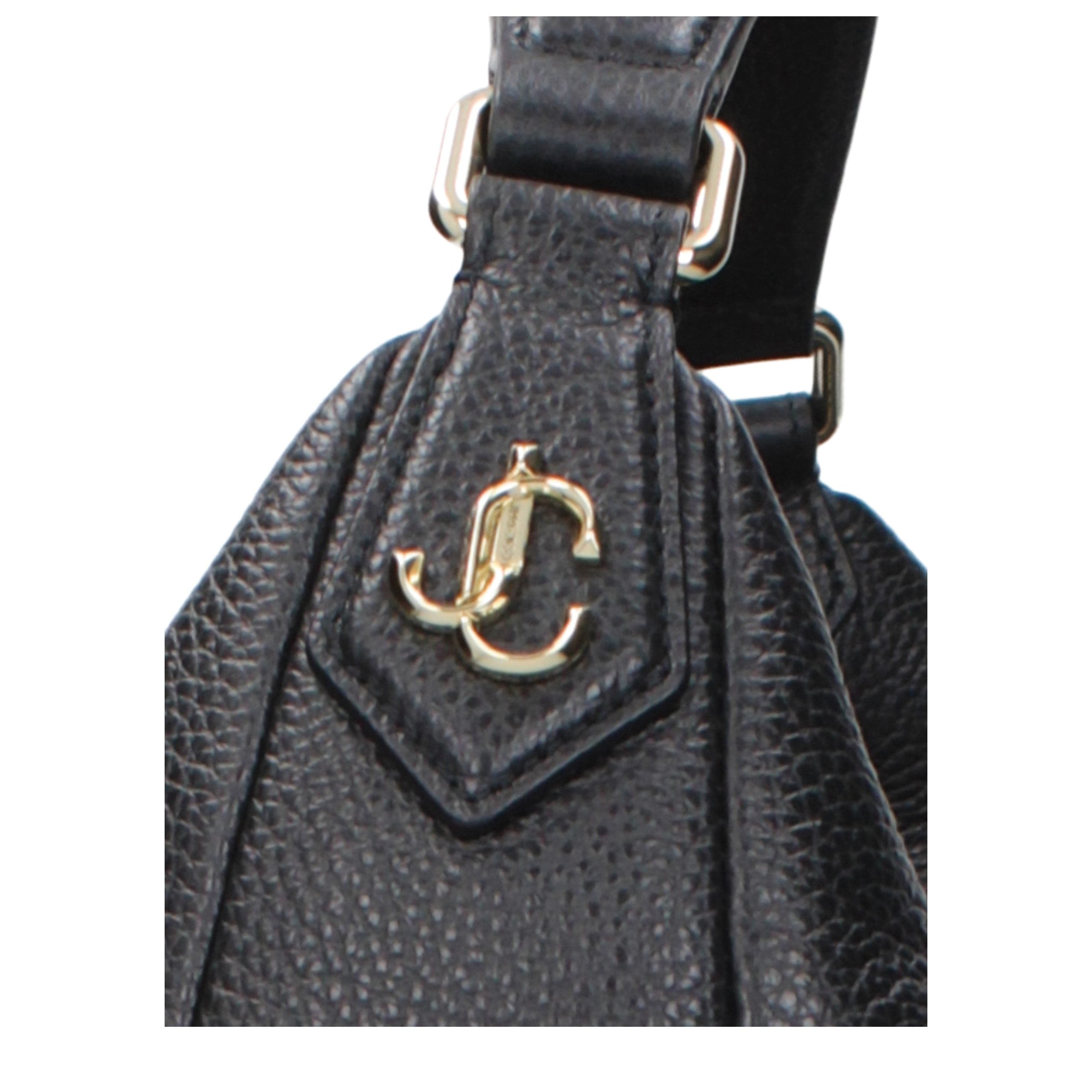 Jimmy Choo Black Leather Shoulder Bag - Luxury Boutique Co