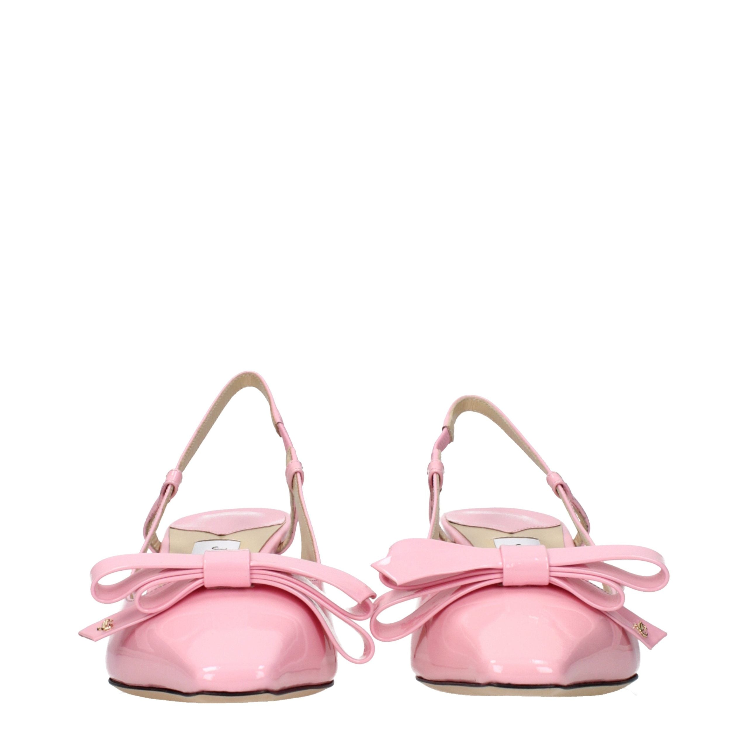 Jimmy Choo Pink Leather Stiletto Heel Sandals - Luxury Boutique Co
