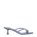 Jimmy Choo Purple Leather Flat Sandals - Luxury Boutique Co