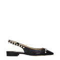 Jimmy Choo Black Leather Flats - Luxury Boutique Co