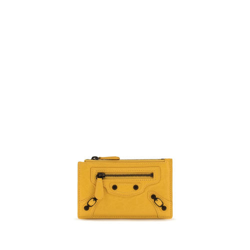 Balenciaga Bicolor Lamb Ovis Aries Aries Wallet - Luxury Boutique Co