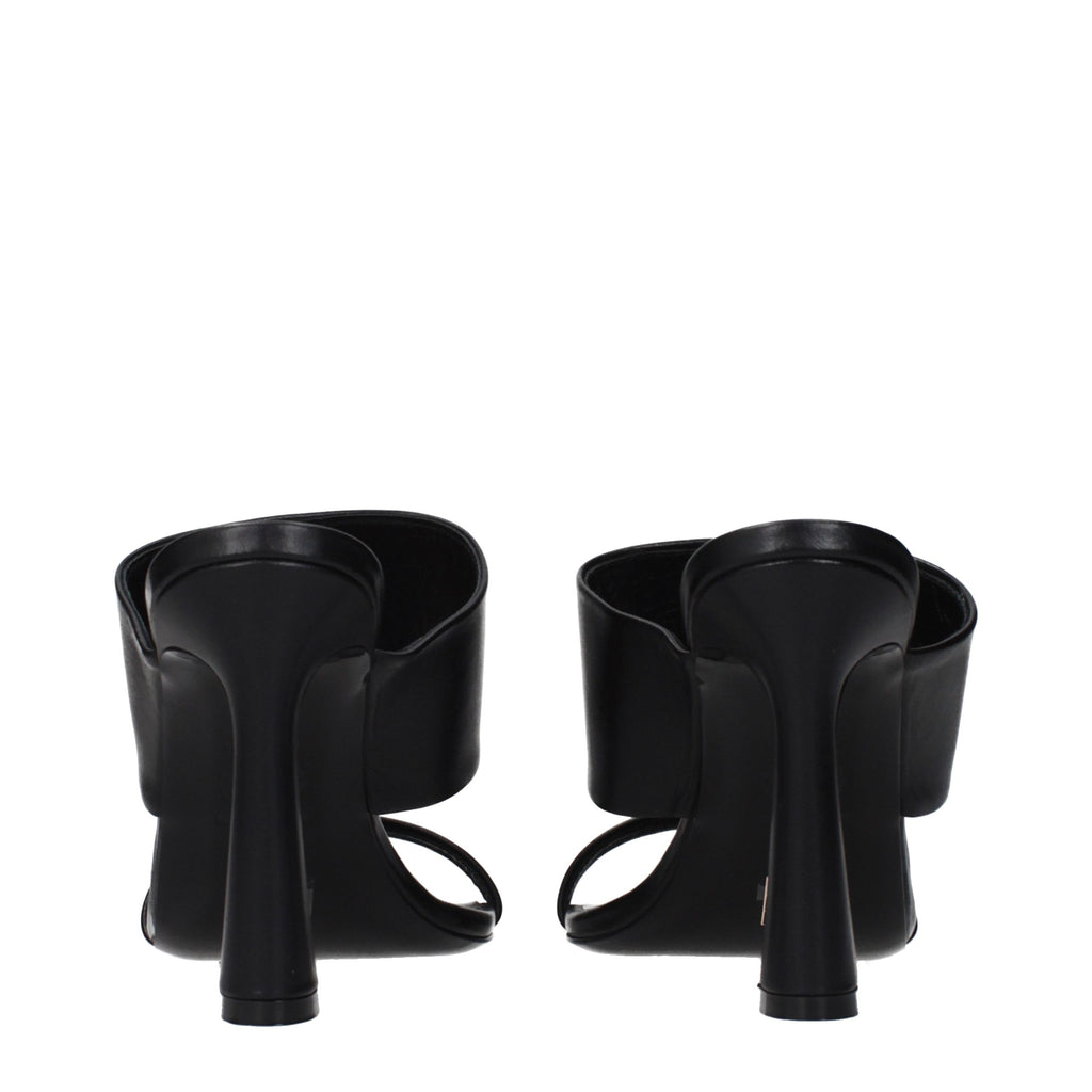 Versace Black Leather Stiletto Heel Sandals - Luxury Boutique Co