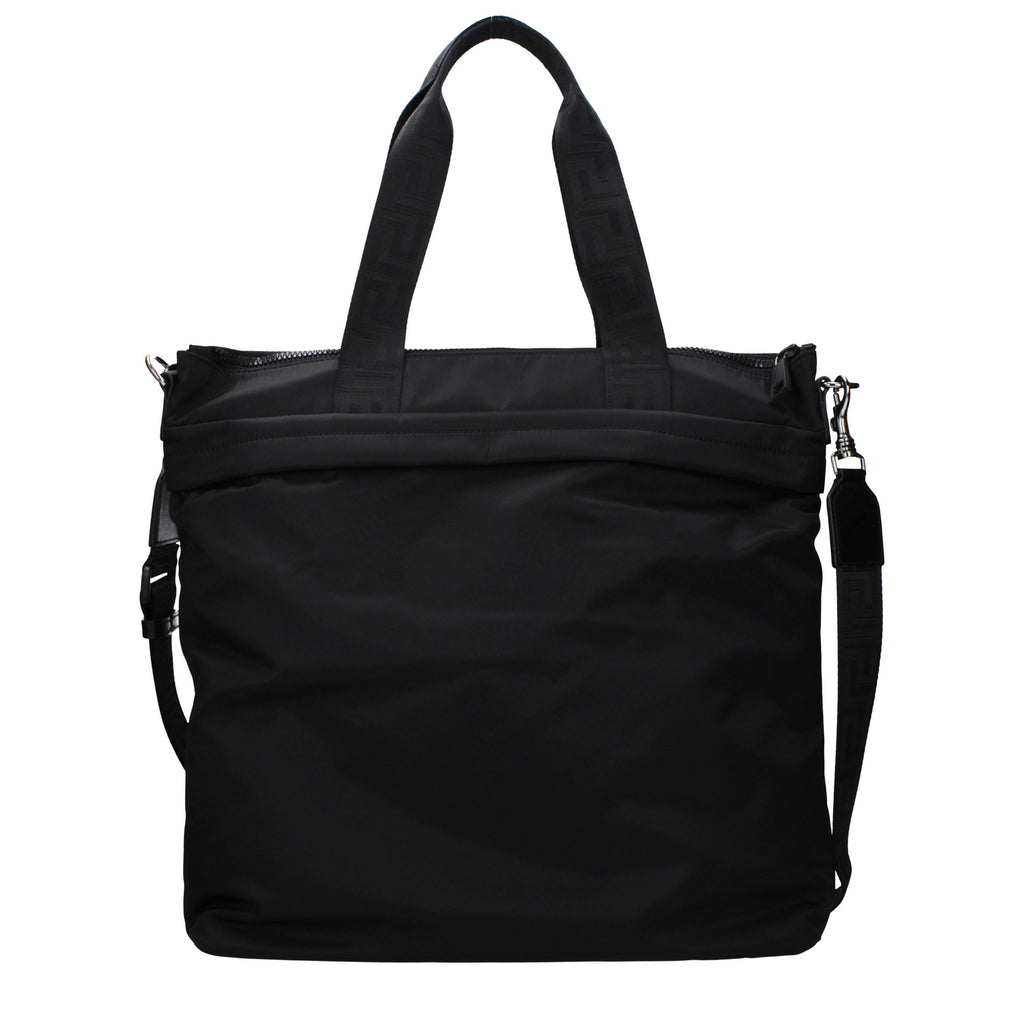 Versace Black Nylon Shoulder Bag - Luxury Boutique Co