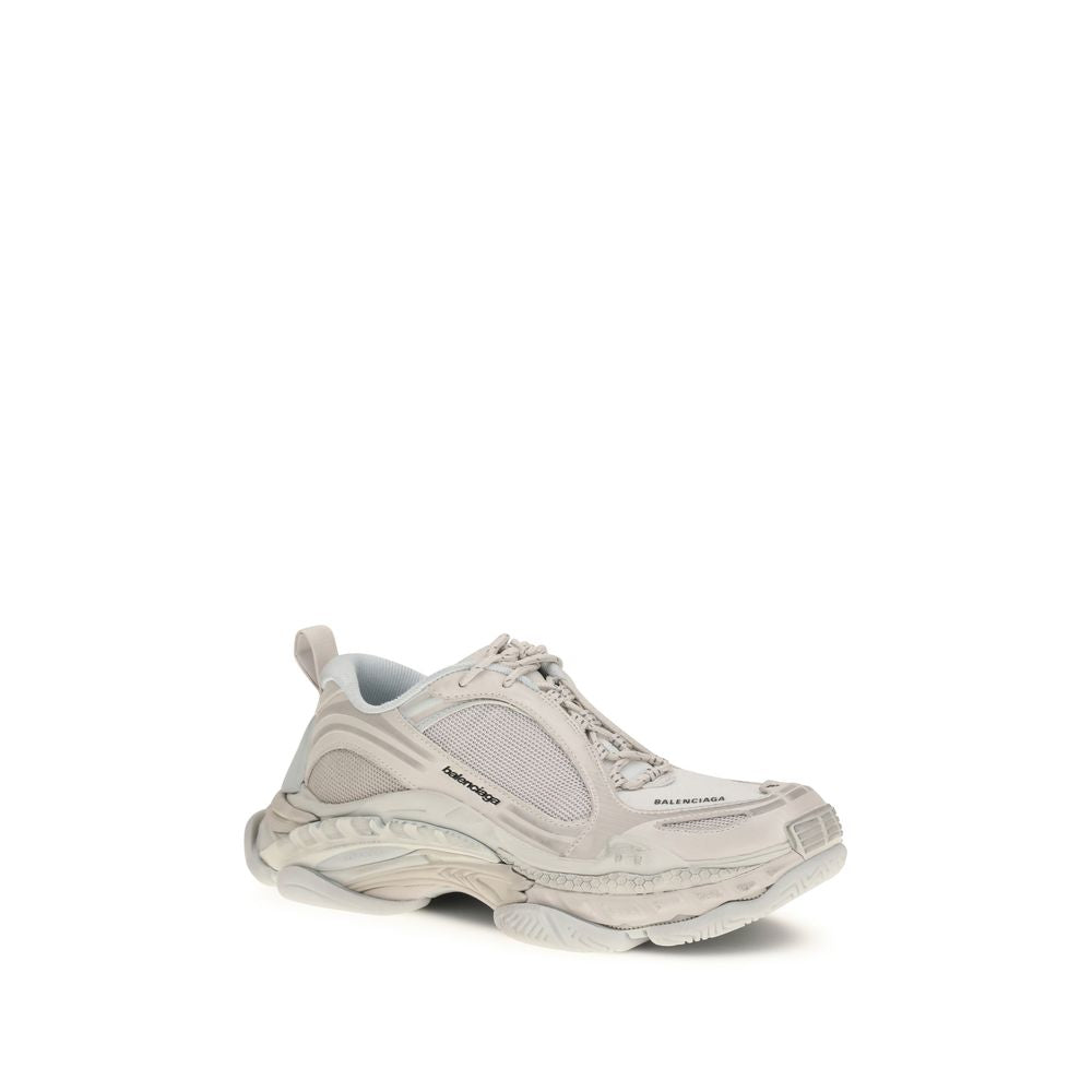 Balenciaga White Polyurethane Chunky Sneakers - Luxury Boutique Co