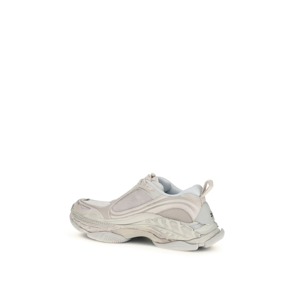 Balenciaga White Polyurethane Chunky Sneakers - Luxury Boutique Co