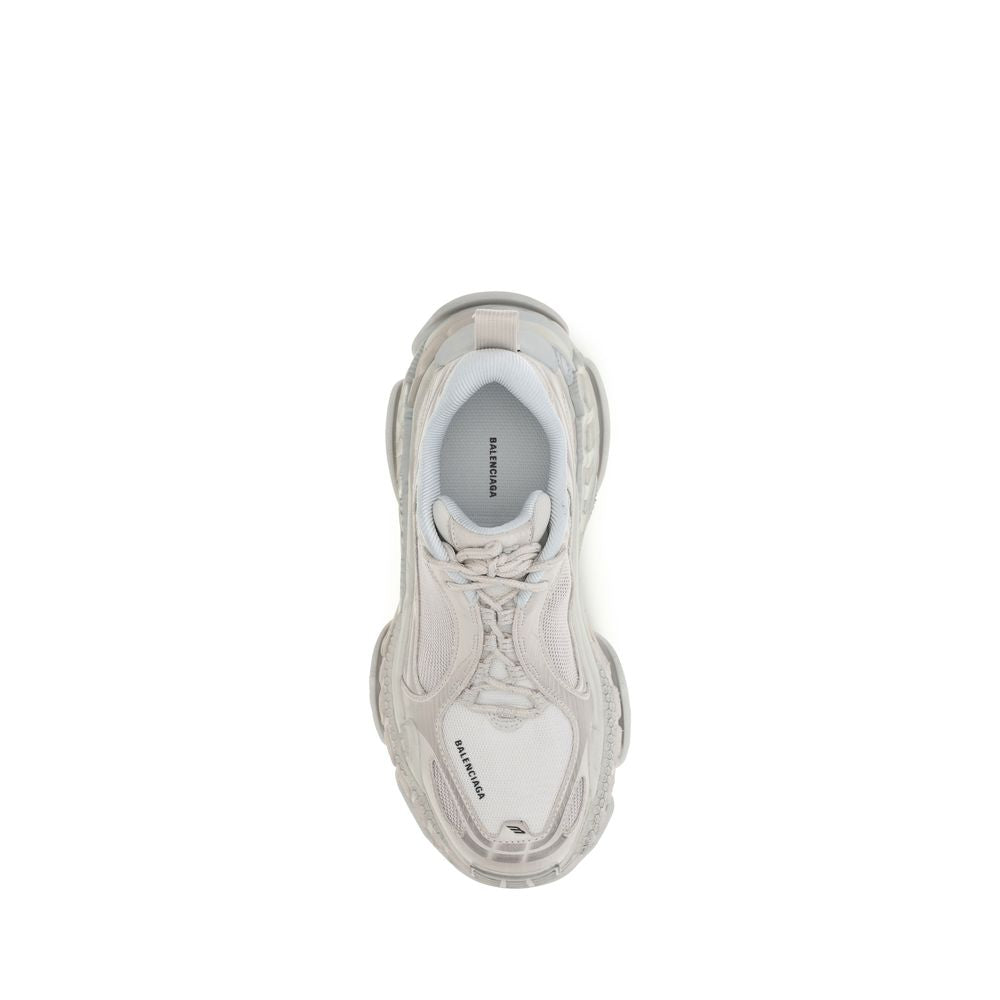 Balenciaga White Polyurethane Chunky Sneakers - Luxury Boutique Co