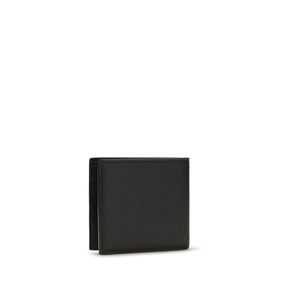 Saint Laurent Black Calf Leather Bos Taurus Wallet - Luxury Boutique Co