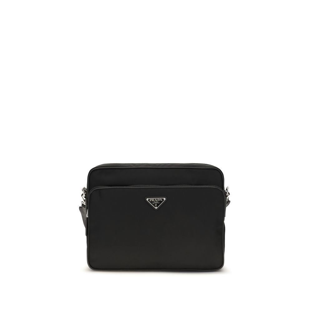 Prada Black Recycled Polyamide Shoulder Bag - Luxury Boutique Co