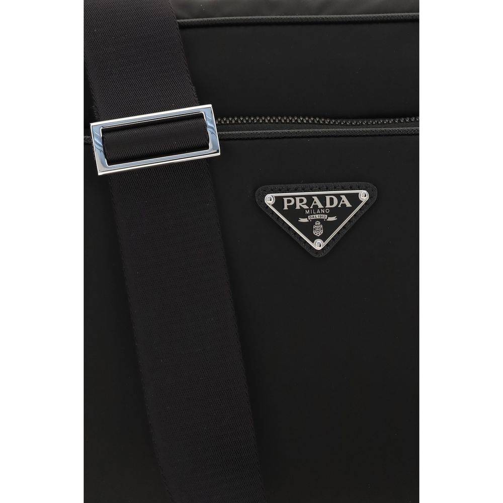 Prada Black Recycled Polyamide Shoulder Bag - Luxury Boutique Co