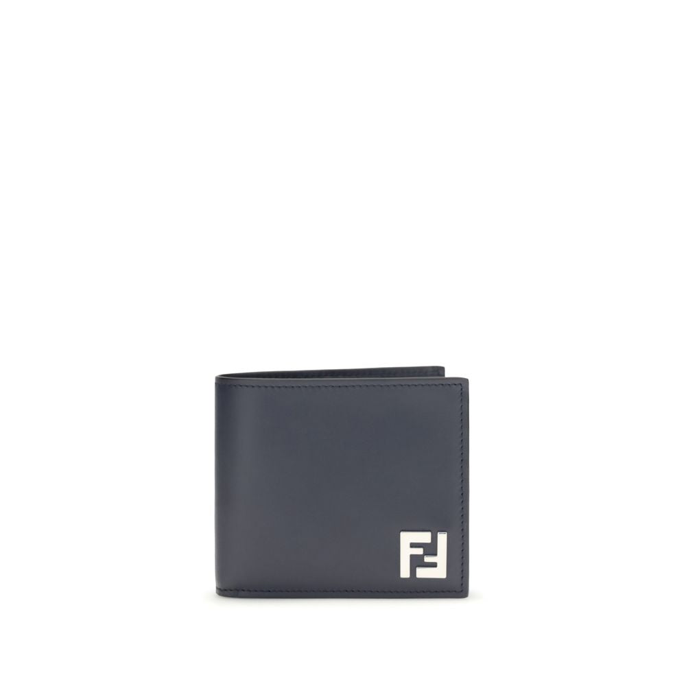 Fendi Blue Calf Leather Bos Taurus Wallet - Luxury Boutique Co