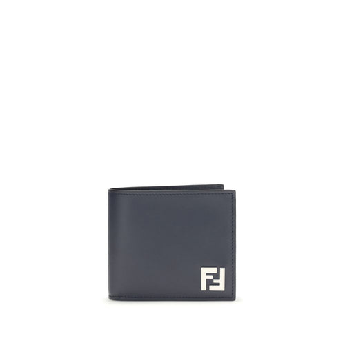 Fendi Blue Calf Leather Bos Taurus Wallet - Luxury Boutique Co