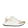 Versace White Fabric Athletic Sneakers - Luxury Boutique Co