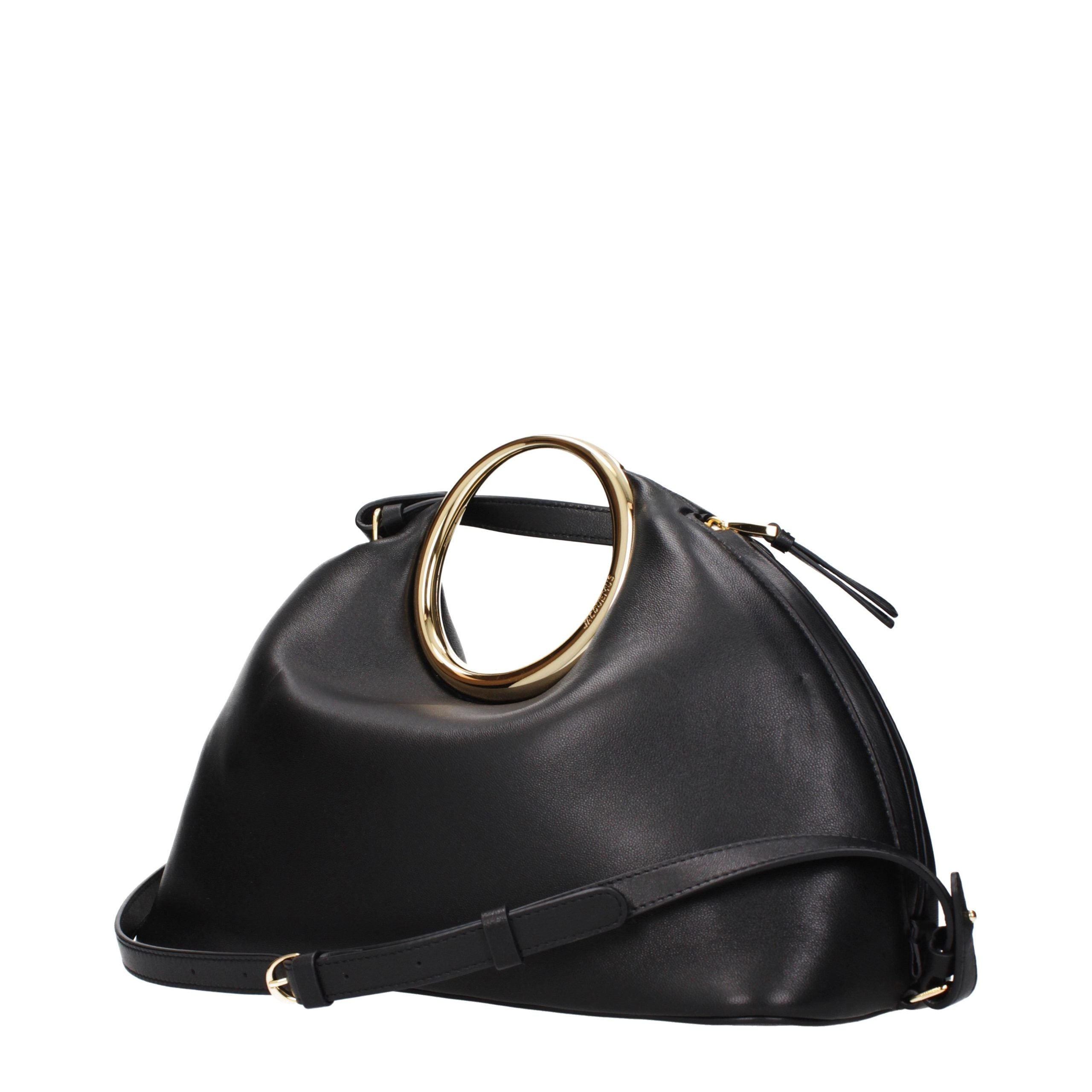 Jacquemus Black Leather Handbag - Luxury Boutique Co