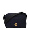 Versace Blue Fabric Crossbody Bag - Luxury Boutique Co