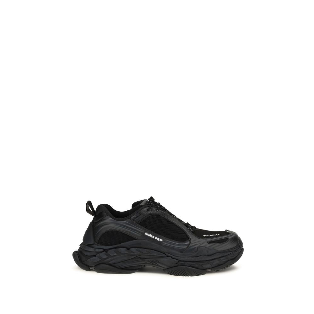 Balenciaga Black Polyester Athletic Sneakers - Luxury Boutique Co