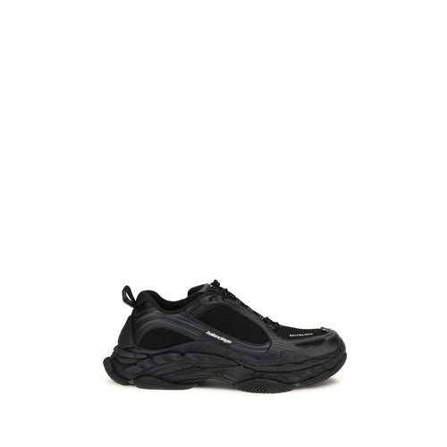 Balenciaga Black Polyester Athletic Sneakers - Luxury Boutique Co