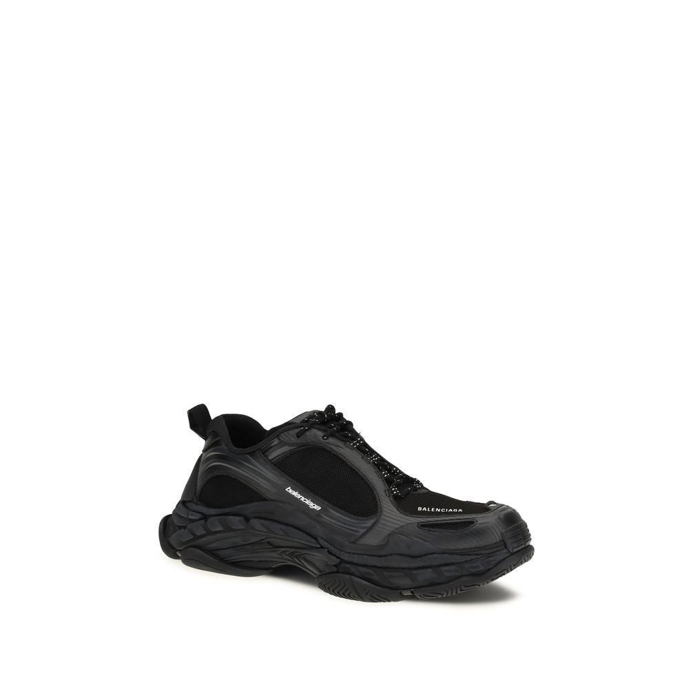 Balenciaga Black Polyester Athletic Sneakers - Luxury Boutique Co