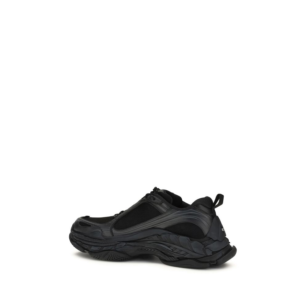 Balenciaga Black Polyester Athletic Sneakers - Luxury Boutique Co