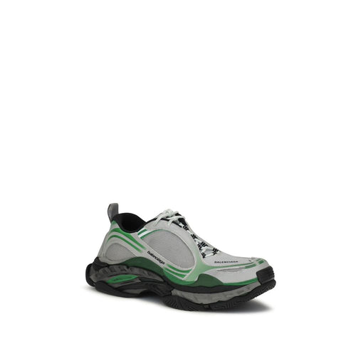 Balenciaga Gray Polyester Athletic Sneakers - Luxury Boutique Co