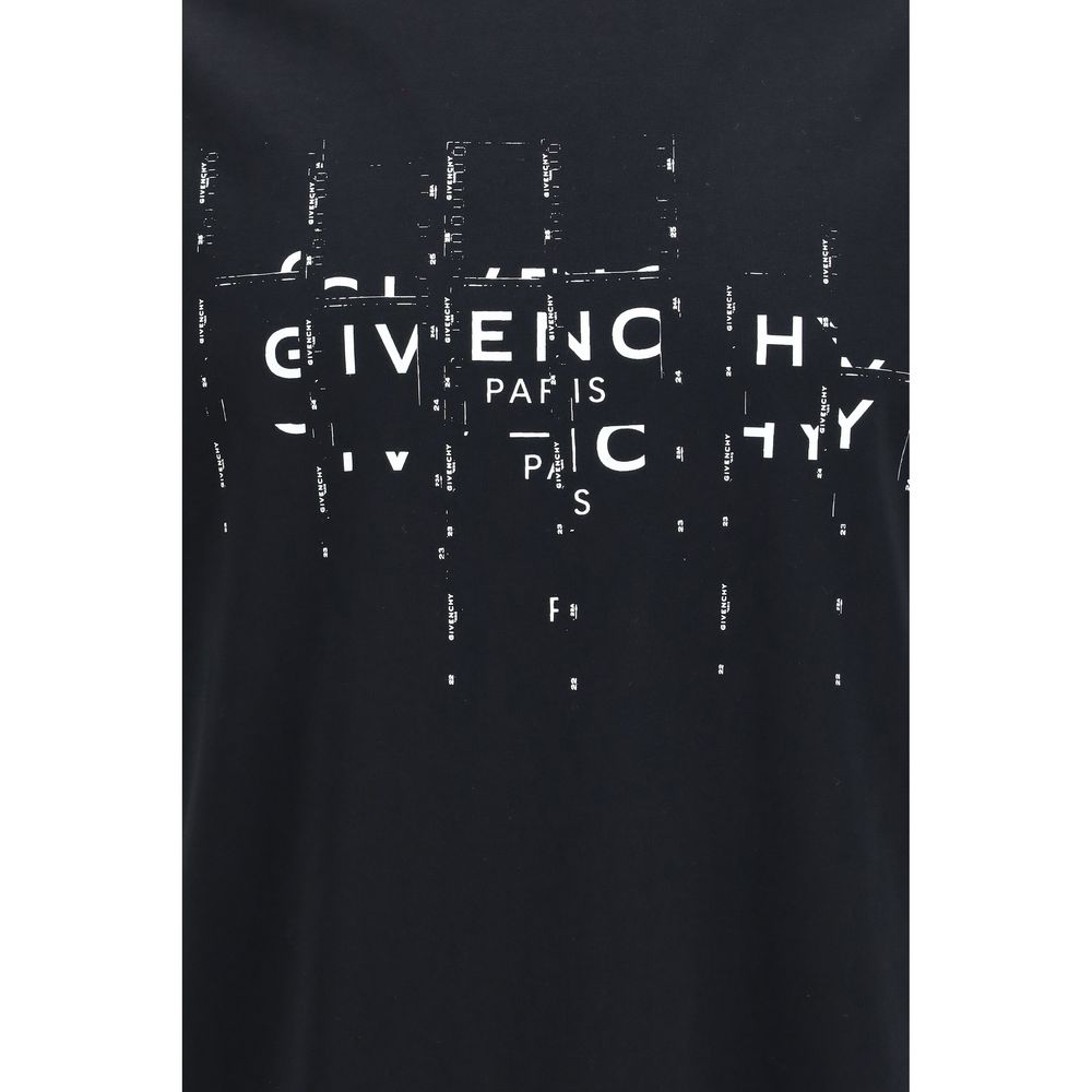 Camiseta negra de algodón Givenchy