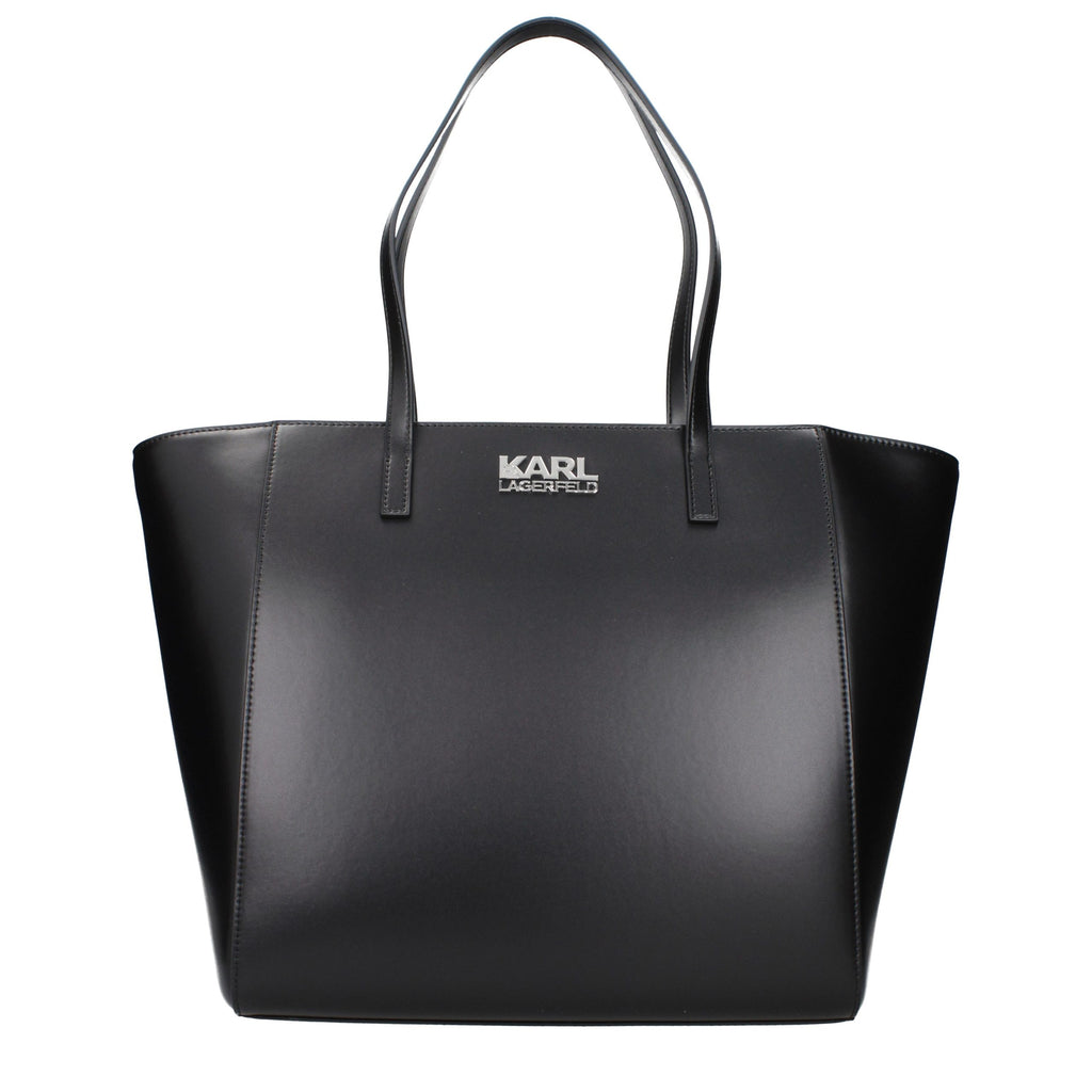 Bolso de hombro Karl Lagerfeld de polietileno negro