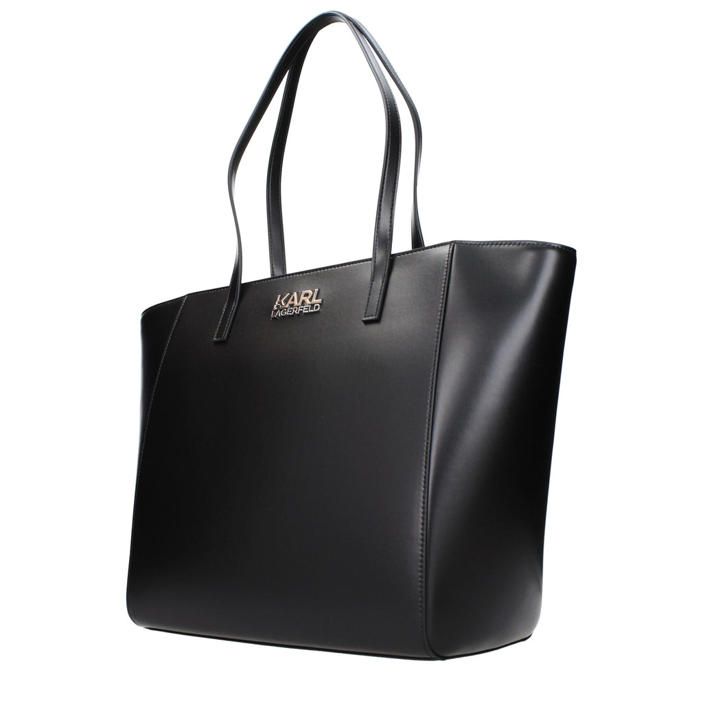 Bolso de hombro Karl Lagerfeld de polietileno negro