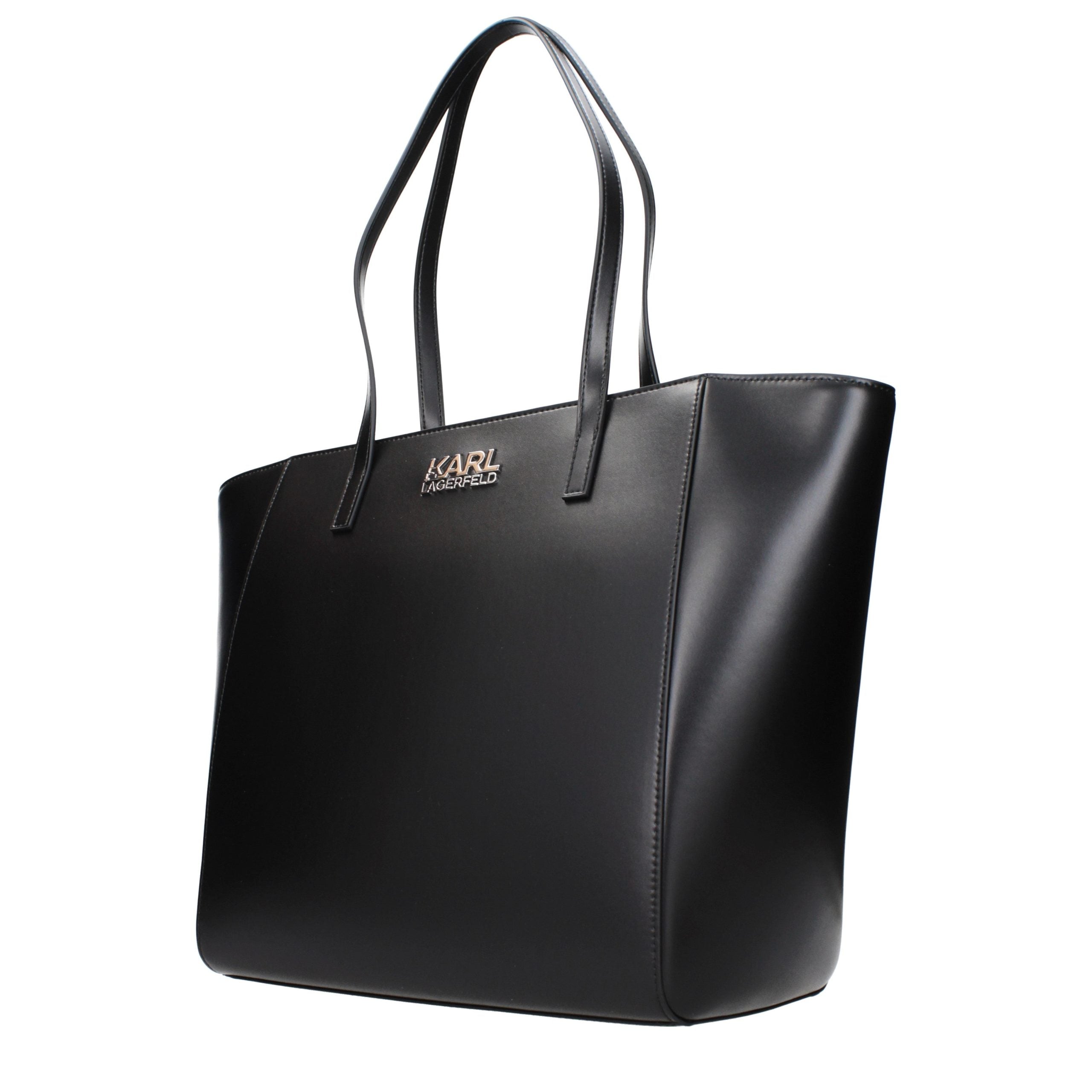 Bolso de hombro Karl Lagerfeld de polietileno negro