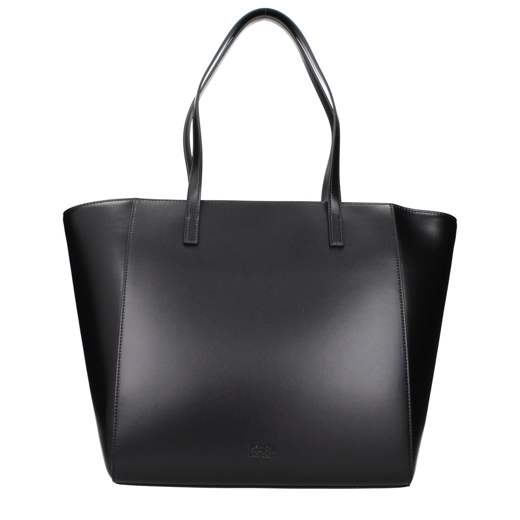 Bolso de hombro Karl Lagerfeld de polietileno negro