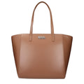 Bolso de hombro de polietileno marrón Karl Lagerfeld