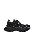 Zapatillas Versace gruesas de tela negra