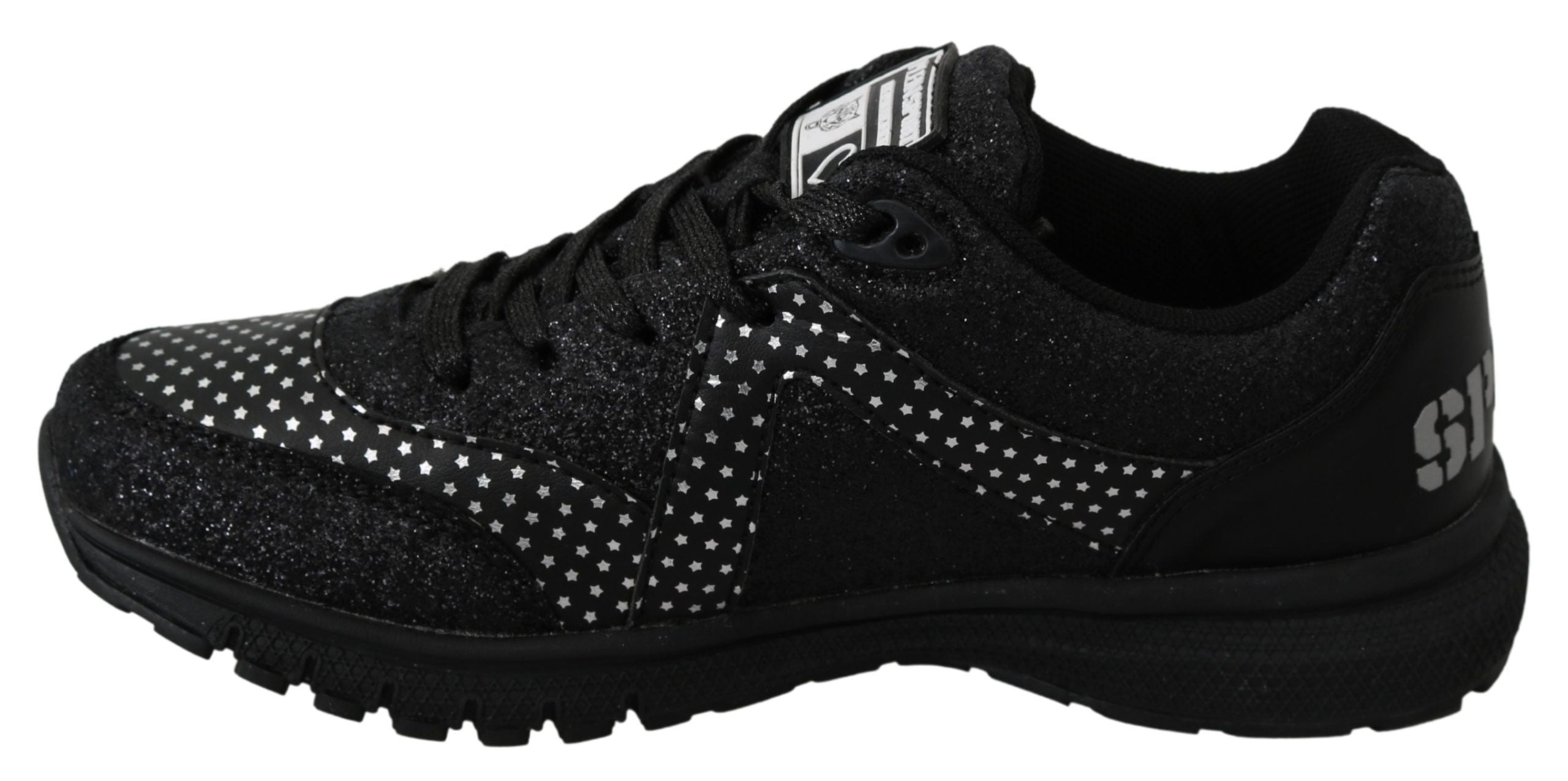 Philipp Plein Black Running Jasmines Sneakers Shoes - Luxury Boutique Co