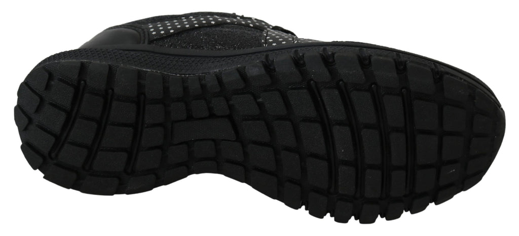 Philipp Plein Black Running Jasmines Sneakers Shoes - Luxury Boutique Co