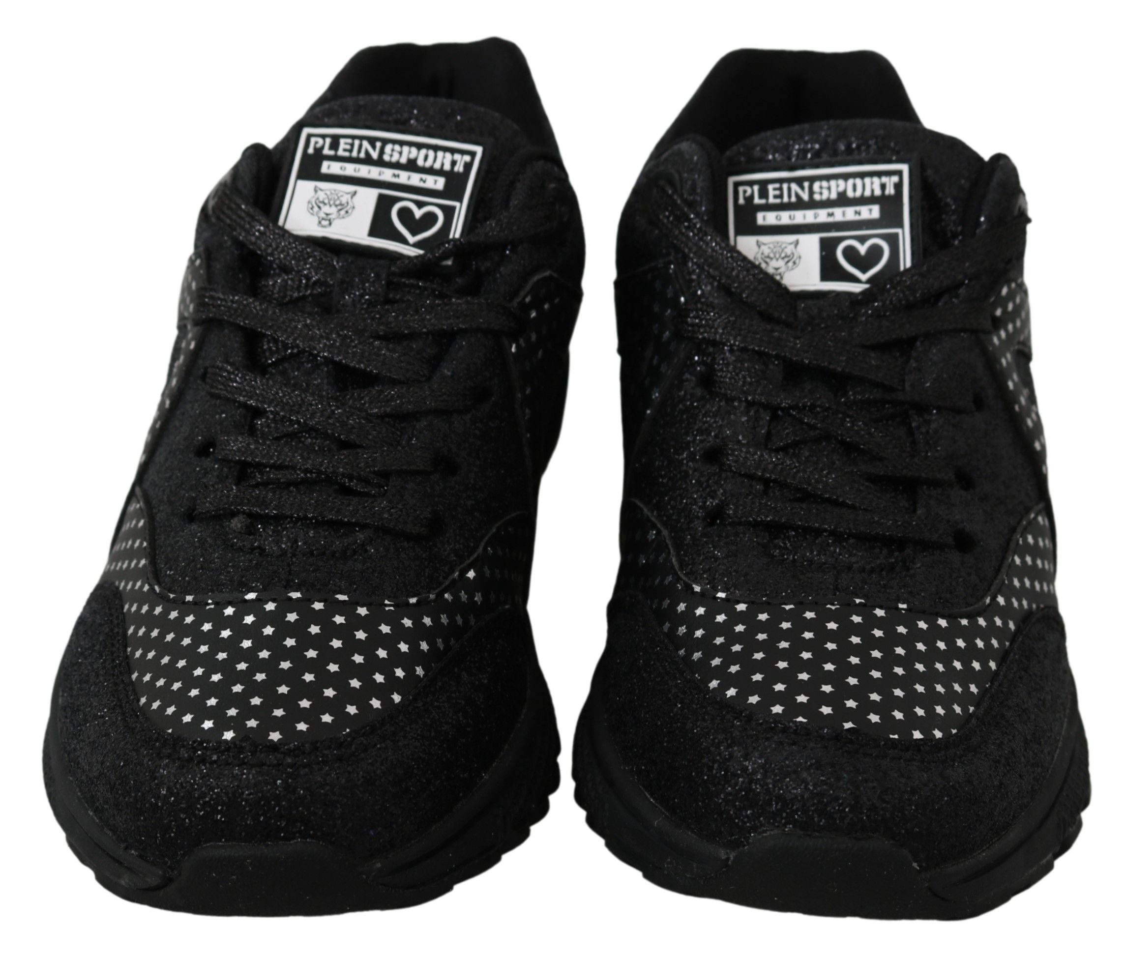 Philipp Plein Black Running Jasmines Sneakers Shoes - Luxury Boutique Co