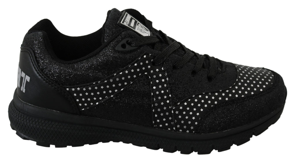 Philipp Plein Black Running Jasmines Sneakers Shoes - Luxury Boutique Co