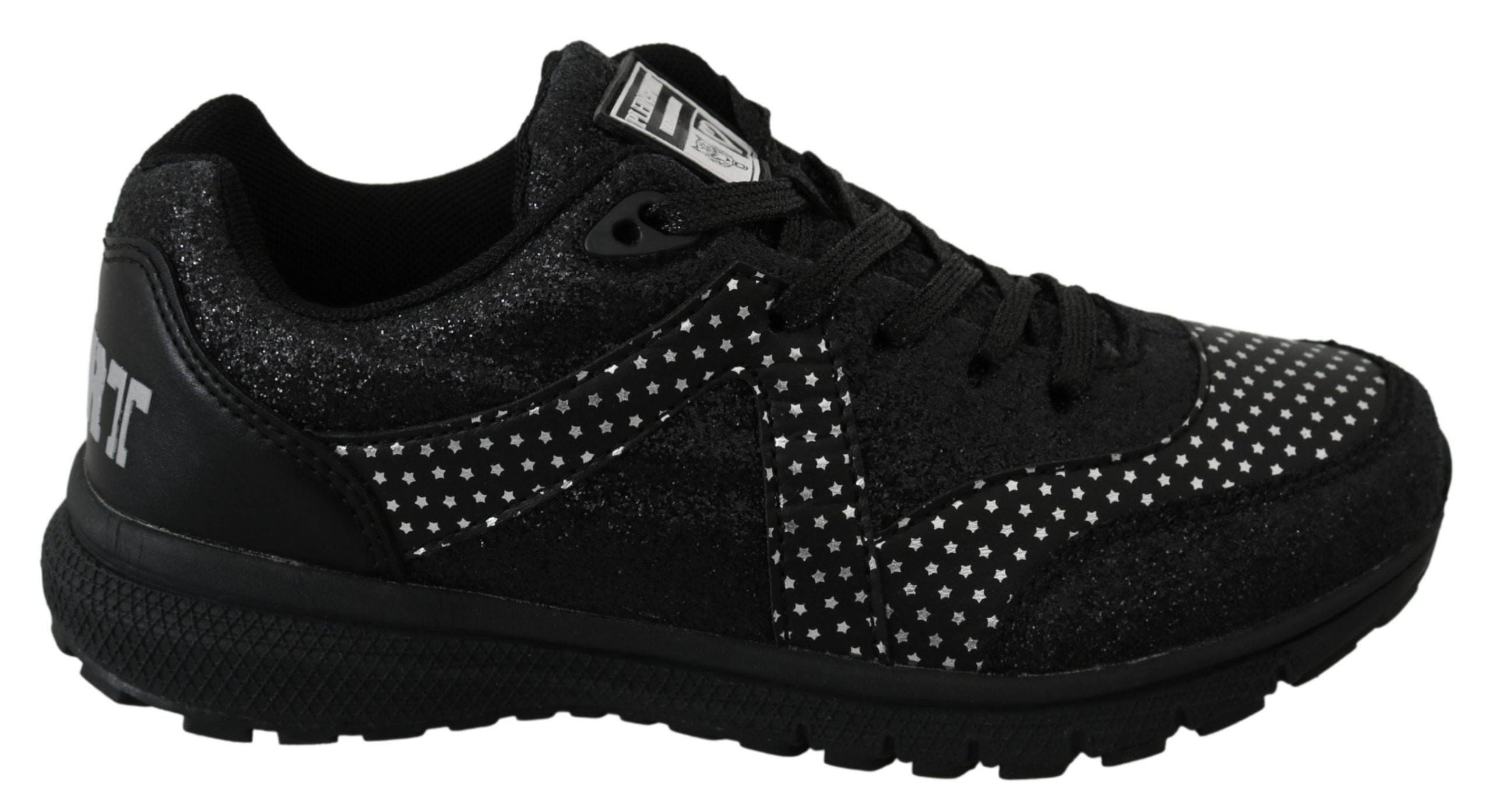 Philipp Plein Black Running Jasmines Sneakers Shoes - Luxury Boutique Co