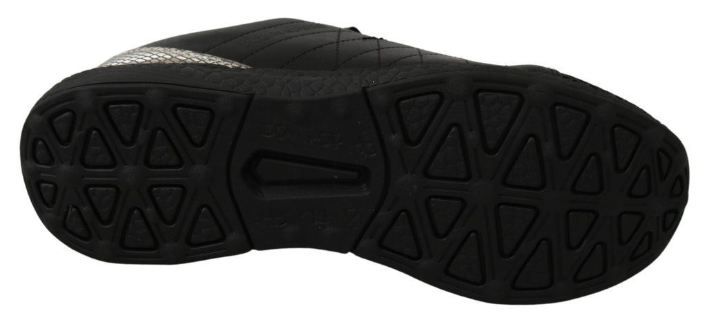 Philipp Plein Black Casual Running Sneakers Shoes - Luxury Boutique Co