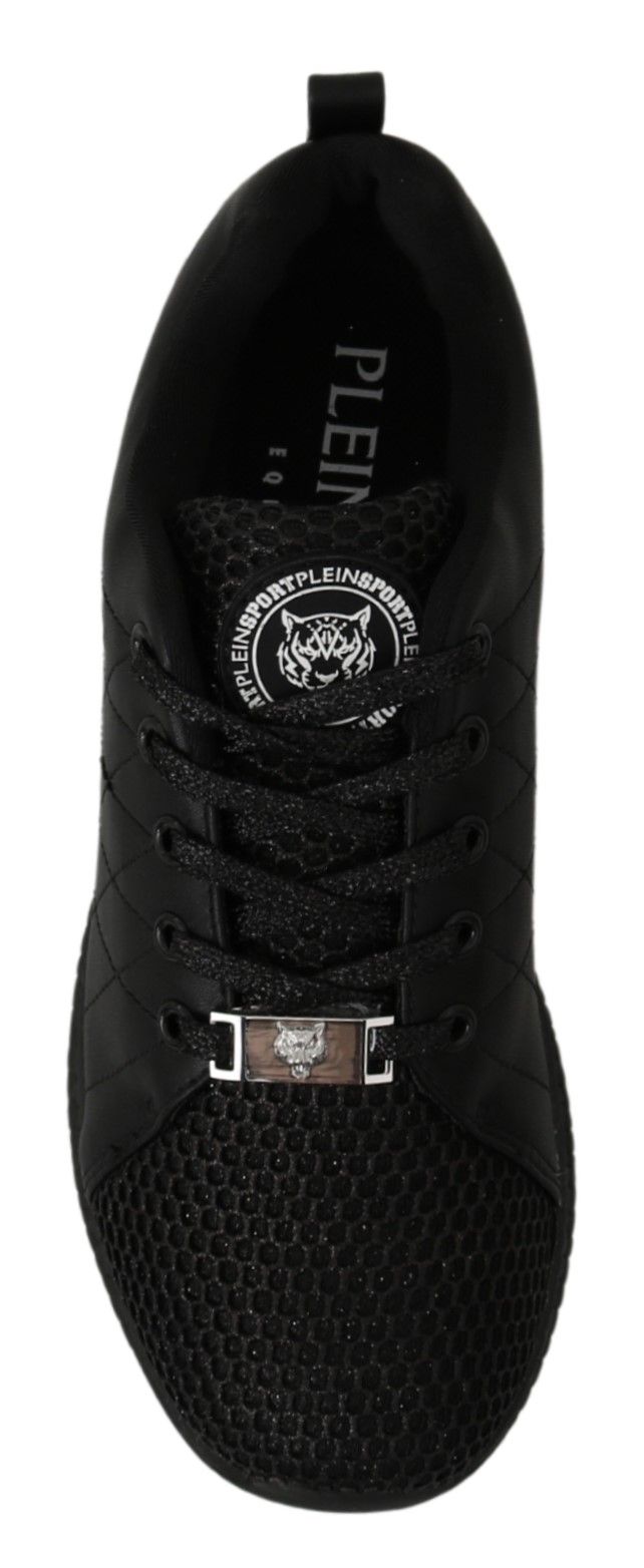 Philipp Plein Black Casual Running Sneakers Shoes - Luxury Boutique Co