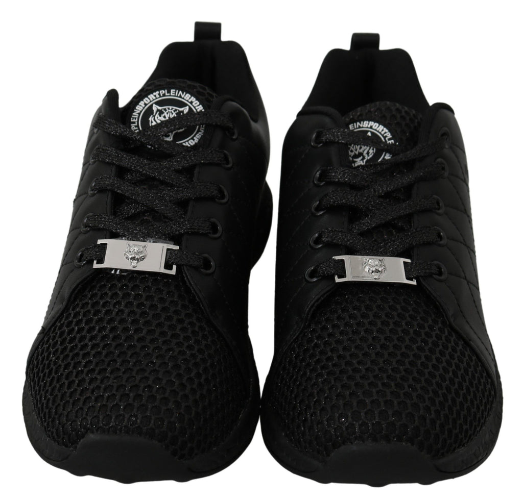 Philipp Plein Black Casual Running Sneakers Shoes - Luxury Boutique Co