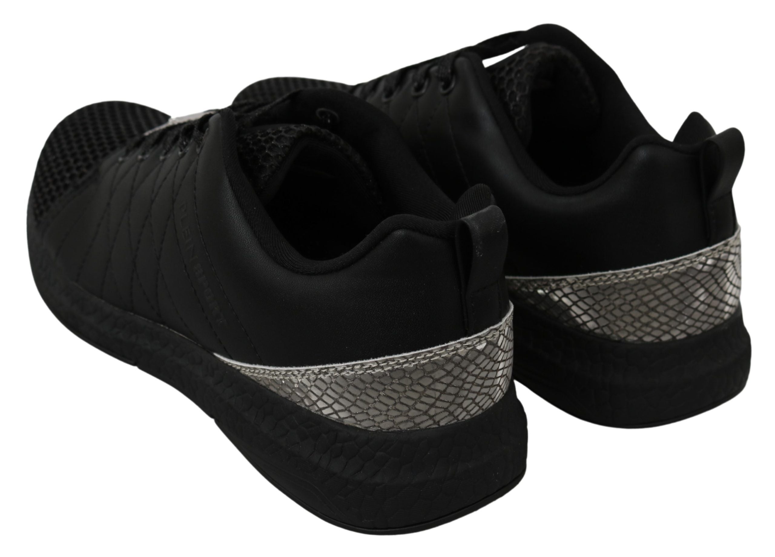 Philipp Plein Black Casual Running Sneakers Shoes - Luxury Boutique Co