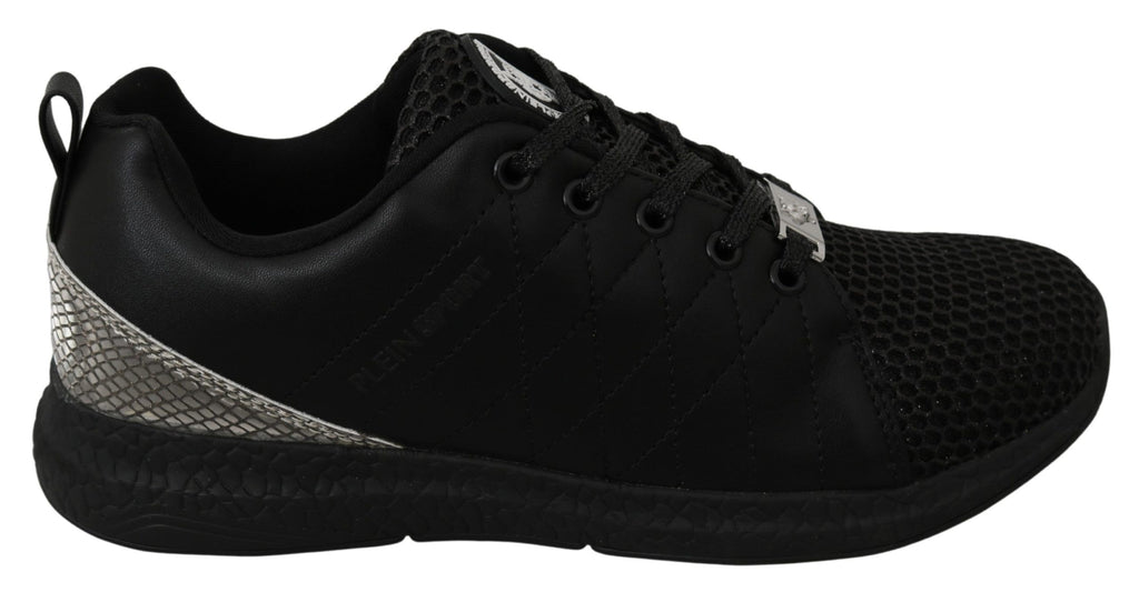 Philipp Plein Black Casual Running Sneakers Shoes - Luxury Boutique Co