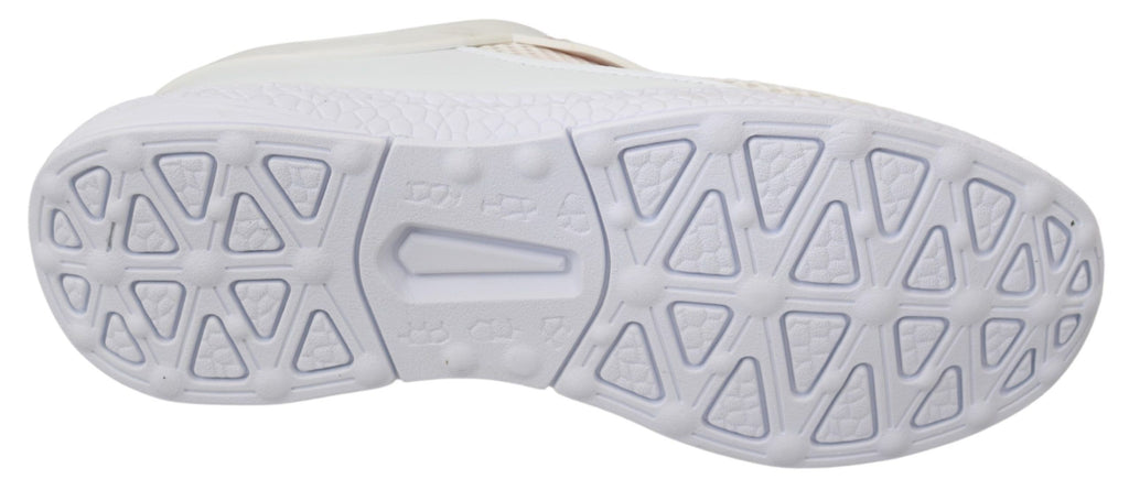 Philipp Plein White Pink Polyester Becky Sneakers Shoes - Luxury Boutique Co
