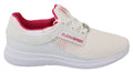 Philipp Plein White Pink Polyester Becky Sneakers Shoes - Luxury Boutique Co