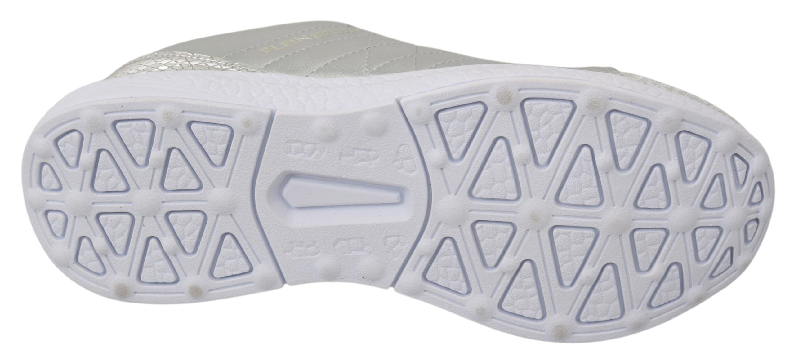 Philipp Plein Gisella Silver Polyester Sneakers Shoes - Luxury Boutique Co