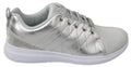 Philipp Plein Gisella Silver Polyester Sneakers Shoes - Luxury Boutique Co