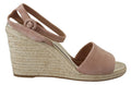 Prada Pink Suede Leather Ankle Strap Sandals - Luxury Boutique Co