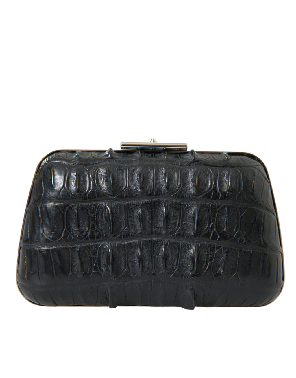 Balenciaga Black Exotic Skin Leather Shoulder Crossbody Box Clutch Bag - Luxury Boutique Co
