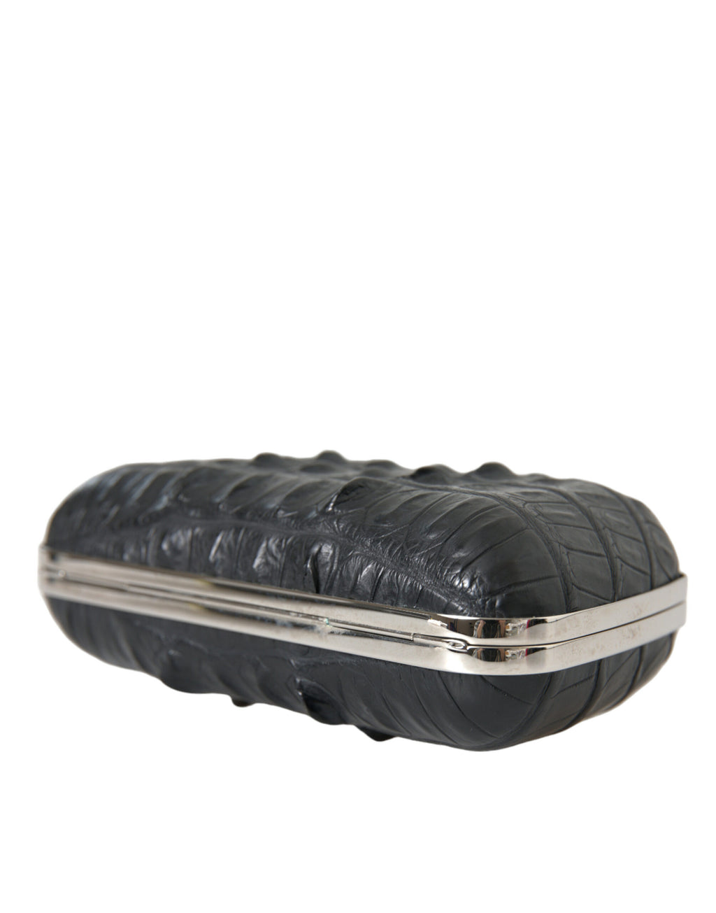 Balenciaga Black Exotic Skin Leather Shoulder Crossbody Box Clutch Bag - Luxury Boutique Co