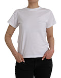 Balenciaga White Cotton Crew Neck Short Sleeves T-shirt - Luxury Boutique Co