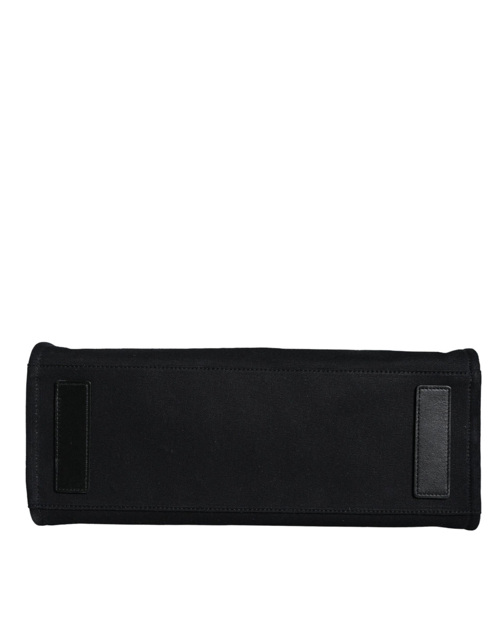 Versace Black Top Handle Canvas Leather Logo Crossbody Tote Bag - Luxury Boutique Co