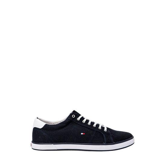 Tommy Hilfiger Blue Cotton Low Top Sneakers